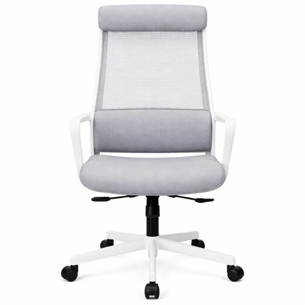 Chaise de Bureau Ergonomique avec Support Lombaire et Appui-tête Ajustable