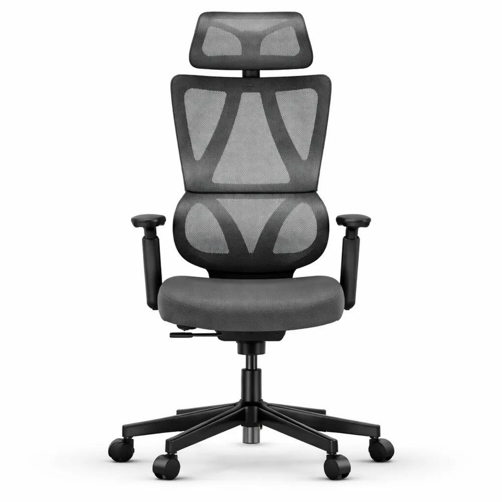 Chaise Ergonomique de Bureau avec Soutien Lombaire Ajustable