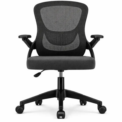 Chaise de Bureau Ergonomique avec Accoudoirs Relevables et Hauteur Ajustable