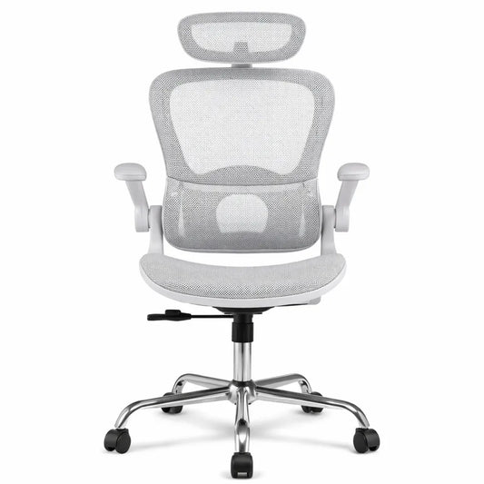 Chaise de Bureau Ergonomique avec Support Lombaire et Accoudoirs Réglables