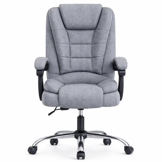 Chaise de Bureau Ergonomique Inclinable avec Assise Confortable